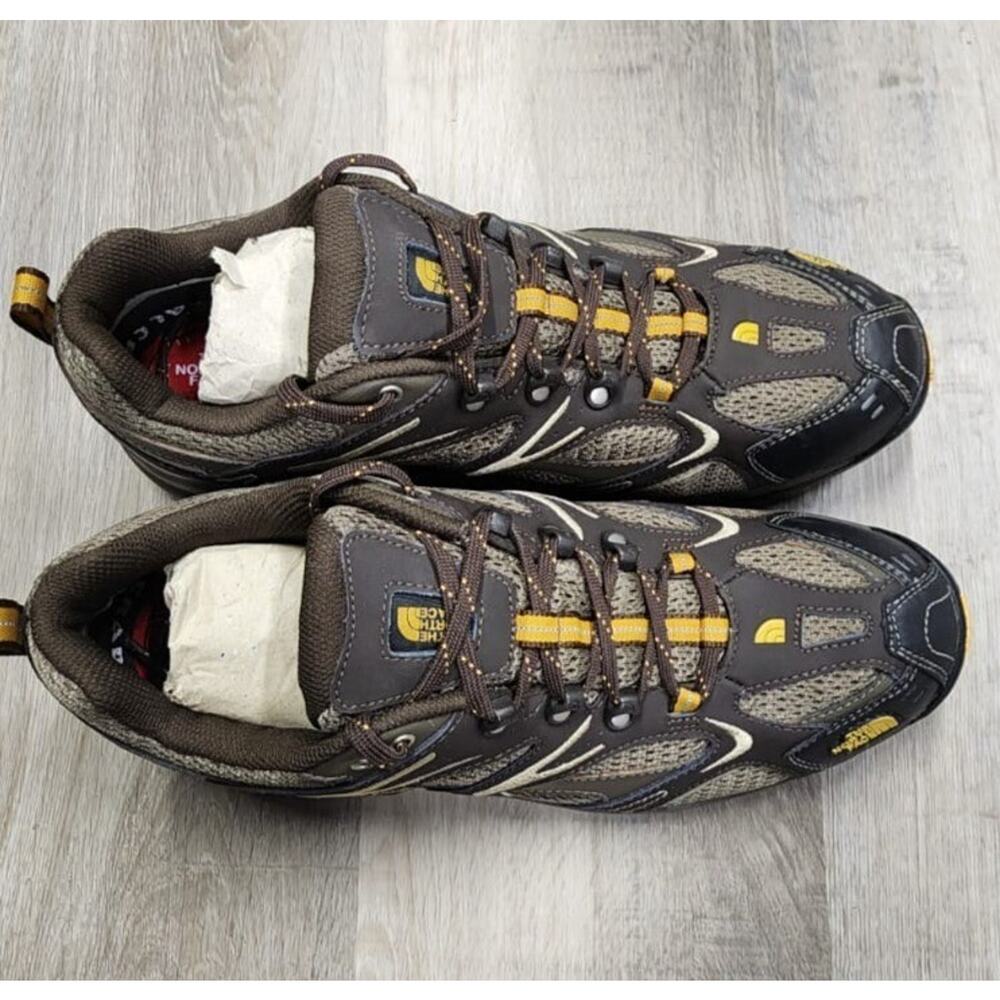 The North Face Hedgehog GTX XCR Men's US 11.5 Coffee Brown Hiking Goretex Shoes